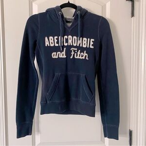 A&F Navy Blue Pullover Hoodie